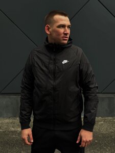 Ветровка мужская Nike Windrunner Windproof Sports Jacket Black / AT5271-010