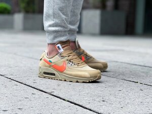 Кросовки чоловічий Nike Air Max 90 OFF-WHITE Desert Ore / AA7293-200 (Розмер: 41)