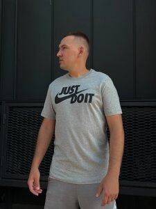 Футболка чоловіча Nike Swoosh Just Do It / DX1989-063 (Розміри:S,M,L, XL, XXL)