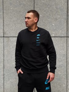 Свитшот мужской Nike Sportswear Standard Issue Black / FJ0551-010