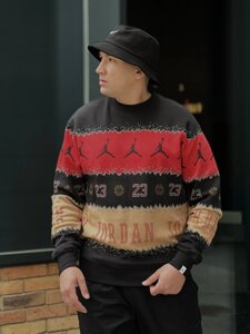 Свитшот мужской Air Jordan Essential Holiday Fleece Crew Multi / FD7463-687