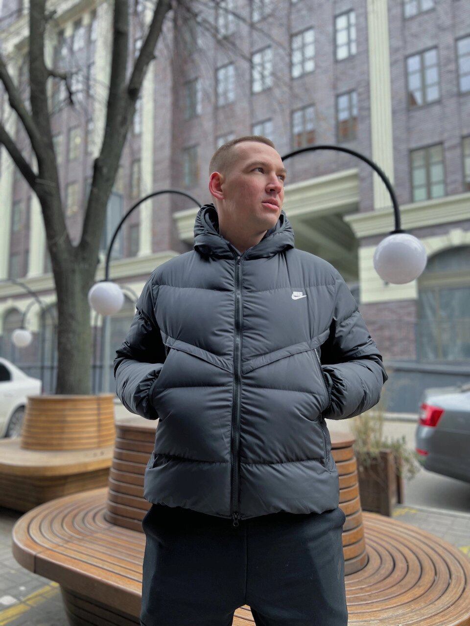 Пуховик чоловічий Nike Sportswear Storm-Fit Windrunner / DD6795-010 від компанії Інтернет магазин "Airpac" - фото 1