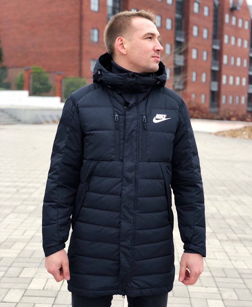 Пуховик зимовий Nike / CLO-101 (Розмір:M,L, XL) від компанії Інтернет магазин "Airpac" - фото 1