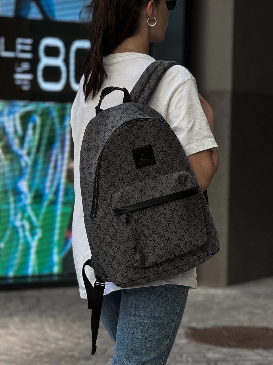 Рюкзак Air Jordan Monogram Backpack Grey / MA0758-G9Q від компанії Інтернет магазин "Airpac" - фото 1