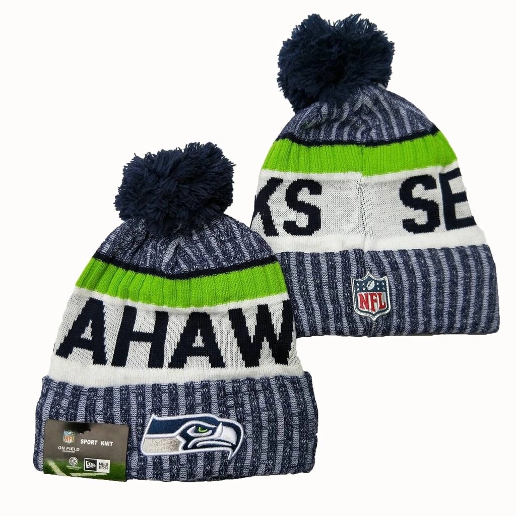 Шапка зимова Seattle Seahawks / SPK-191 від компанії Інтернет магазин "Airpac" - фото 1