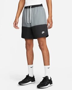 Шорти чоловічі Nike M Nsw Spe Wvn Flow Long Short Grey/Black/DM6831-010