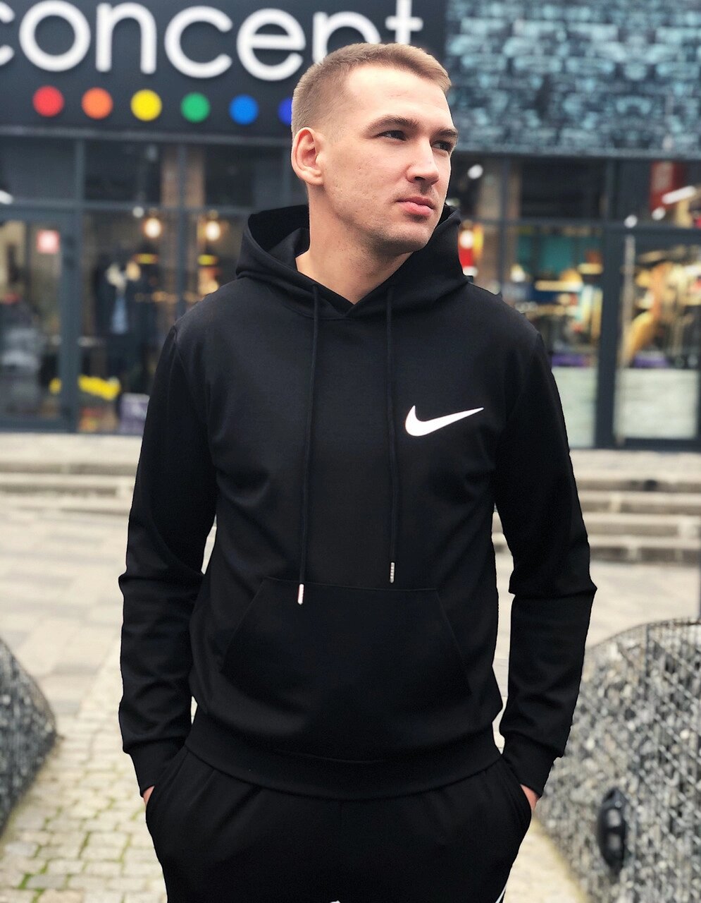 Світшот чоловічий Nike / CLO-078 (Розмір:M, XL,2XL) від компанії Інтернет магазин "Airpac" - фото 1