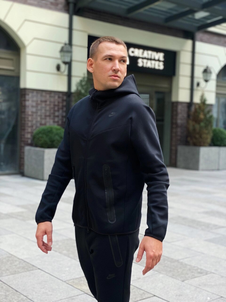 Толстовка чоловіча Nike M NSW Tech Fleece Windrunner / CLO-295 (Розмір:2XL) від компанії Інтернет магазин "Airpac" - фото 1