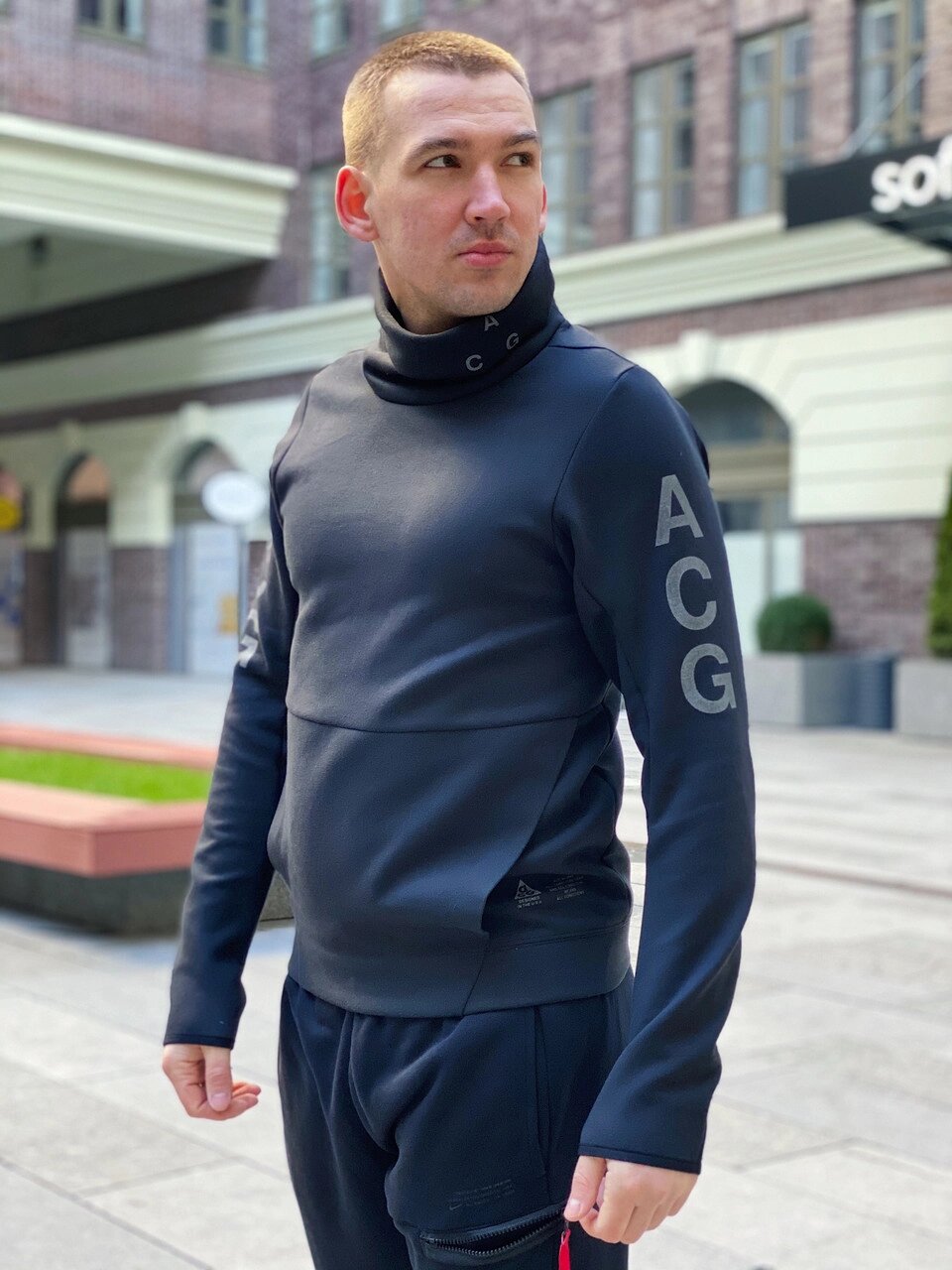 Толстовка чоловіча Nike Tech Fleece / CLO-114 (Розміри:M,L, XL,2XL) від компанії Інтернет магазин "Airpac" - фото 1