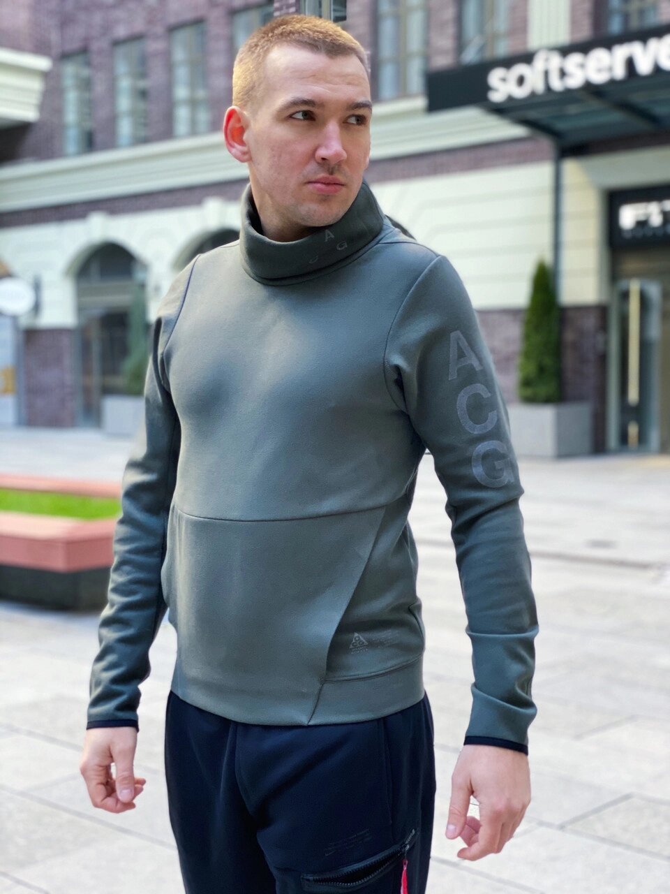 Толстовка чоловіча Nike Tech Fleece / CLO-114 (Розміри:M,L, XL,2XL) від компанії Інтернет магазин "Airpac" - фото 1