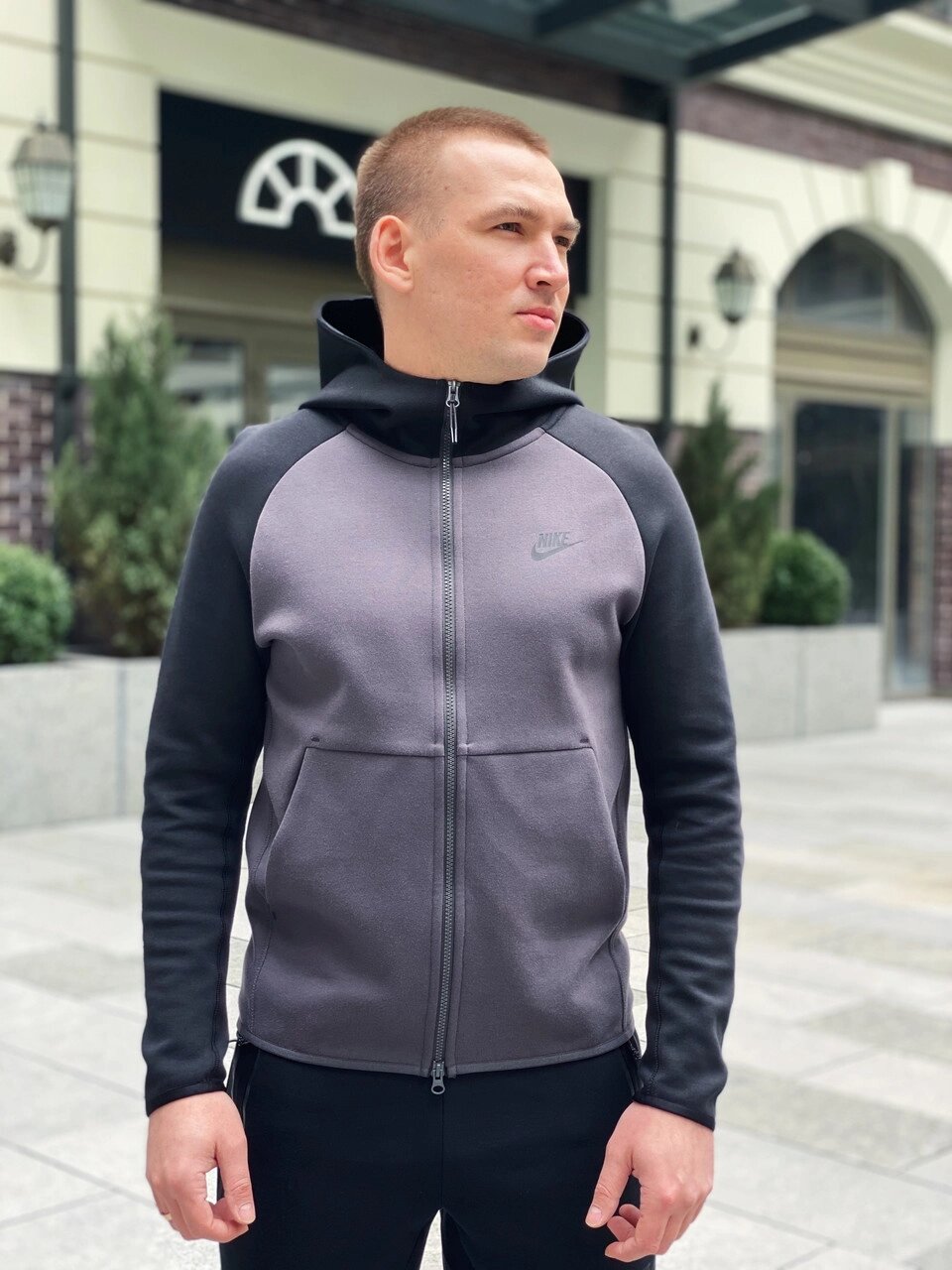 Толстовка чоловіча Nike Tech Fleece Hoodie / CLO-209 (Розмір: XXL) від компанії Інтернет магазин "Airpac" - фото 1