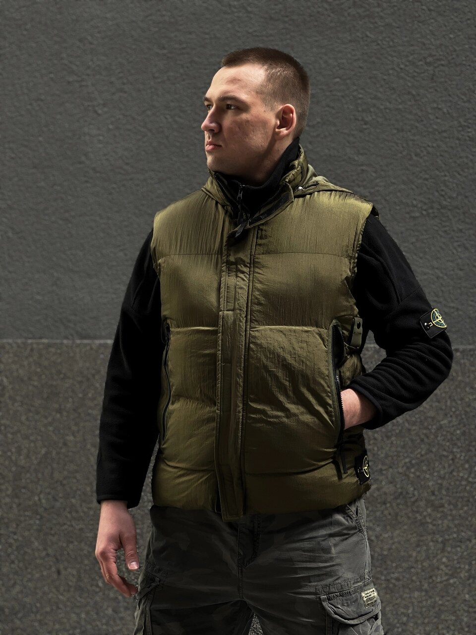 Жилетка чоловіча Stone Island / CLO-406 від компанії Інтернет магазин "Airpac" - фото 1