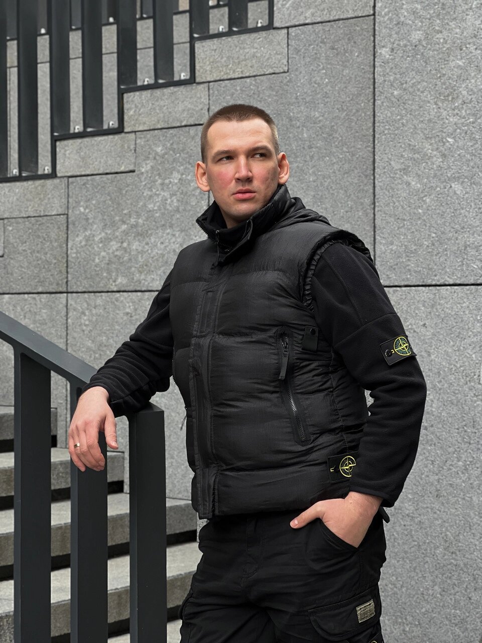 Жилетка чоловіча Stone Island / CLO-407 від компанії Інтернет магазин "Airpac" - фото 1