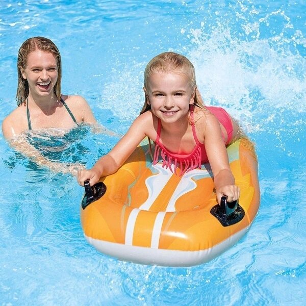Детская доска для плавания Intex 58165 (112*62 см, 2 расцветки) ##от компании## Интернет магазин «Во!»                    www. wo-shop. com. ua - ##фото## 1