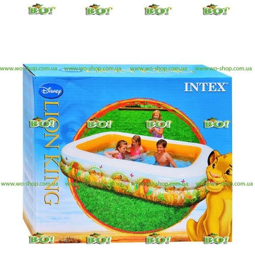 Детский надувной бассейн Intex, 57492 Дисней (262*175*56 см) ##от компании## Интернет магазин «Во!»                    www. wo-shop. com. ua - ##фото## 1
