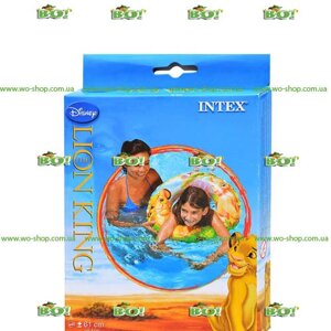 Дитячий надувний круг Intex 58259 "Король лев"61 см)