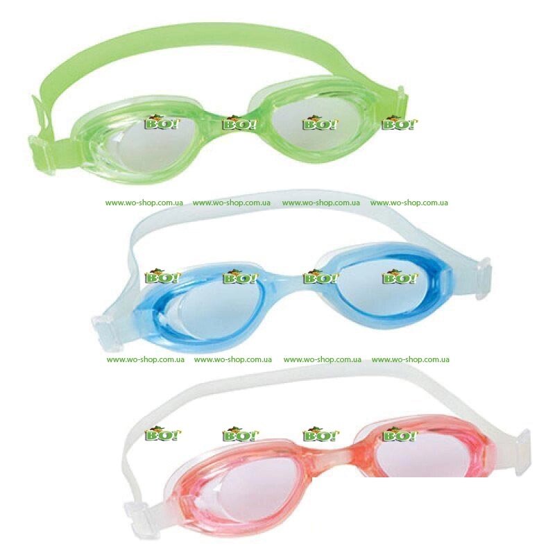 Дитячі окуляри для плавання BestWay 21045 (3 кольори, 3-6 років) від компанії Інтернет магазин «Во!» www. wo-shop. com. ua - фото 1