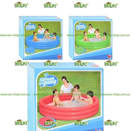 Дитячий басейн BestWay 51027, 3 кольори (183-33 см) від компанії Інтернет магазин «Во!» www. wo-shop. com. ua - фото 1