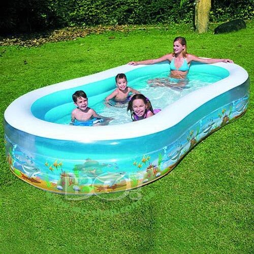 Дитячий надувний басейн BestWay 54003 (351 * 183 * 56 см) від компанії Інтернет магазин «Во!» www. wo-shop. com. ua - фото 1