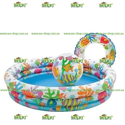 Дитячий надувний басейн Intex, 59469 (з набором) від компанії Інтернет магазин «Во!» www. wo-shop. com. ua - фото 1