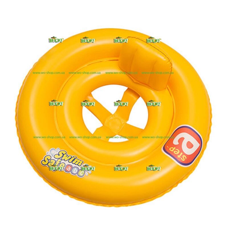 Дитячий надувний круг зі спинкою Bestway 32027 (69 см) від компанії Інтернет магазин «Во!» www. wo-shop. com. ua - фото 1