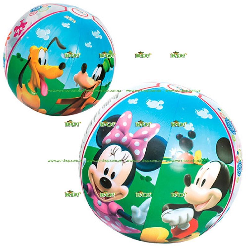Дитячий надувний м'яч Bestway 91001 "Mikki Mouse" (51 см) від компанії Інтернет магазин «Во!» www. wo-shop. com. ua - фото 1