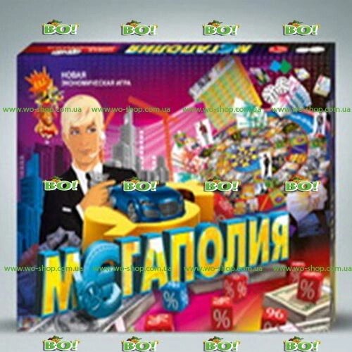 Гра настільна Мегапол Danko Toys (рус. Укр.) від компанії Інтернет магазин «Во!» www. wo-shop. com. ua - фото 1