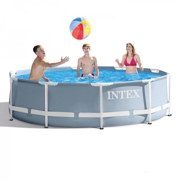 Круглий каркасний басейн Intex 26700 (305*76 см, 4485 л) від компанії Інтернет магазин «Во!» www. wo-shop. com. ua - фото 1