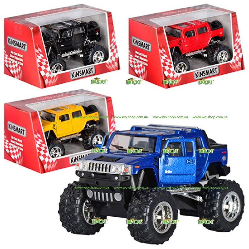 Машинка Kinsmart KT 5326 W, HUMMER H2, 1:40 від компанії Інтернет магазин «Во!» www. wo-shop. com. ua - фото 1