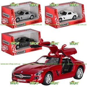 Машинка Kinsmart KT 5349 W "Mercedes Benz SLS"1:36, 4 кольори)