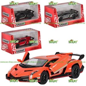 Машинка kinsmart KT 5367 W lamborghini veneno, 1: 36