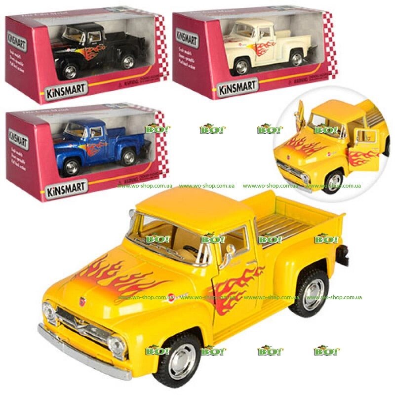 Машинка Kinsmart KT 5385 Ford F-100 Pickup, 1:38, 2 види від компанії Інтернет магазин «Во!» www. wo-shop. com. ua - фото 1