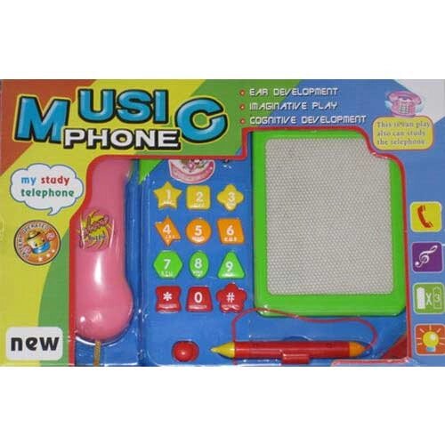 Музичний Телефон з дощечку для малювання від компанії Інтернет магазин «Во!» www. wo-shop. com. ua - фото 1