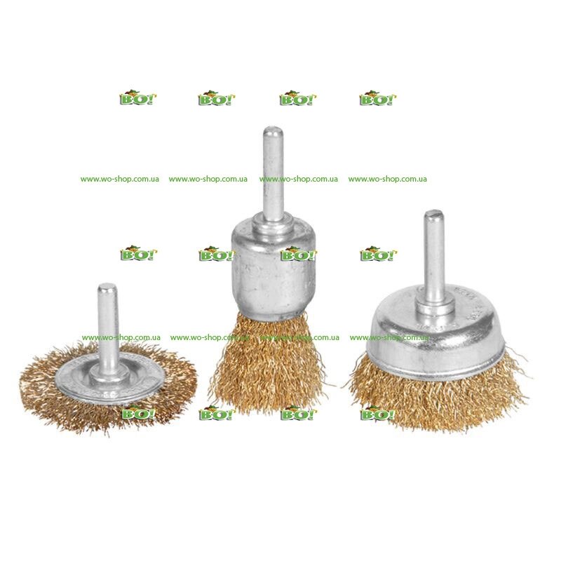 Набір щіток дротяних для дрилі Sigma (2 види) від компанії Інтернет магазин «Во!» www. wo-shop. com. ua - фото 1