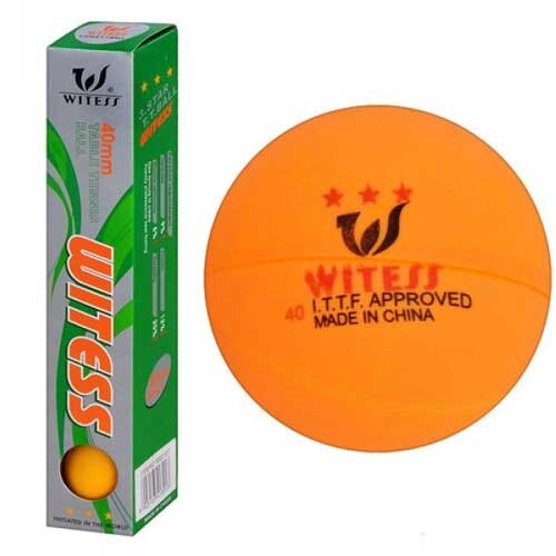 Набір тенісних кульок 6 шт Witess від компанії Інтернет магазин «Во!» www. wo-shop. com. ua - фото 1