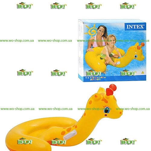 Надувна іграшка-рейдер (пліт) Intex 56566 "Жираф" від компанії Інтернет магазин «Во!» www. wo-shop. com. ua - фото 1