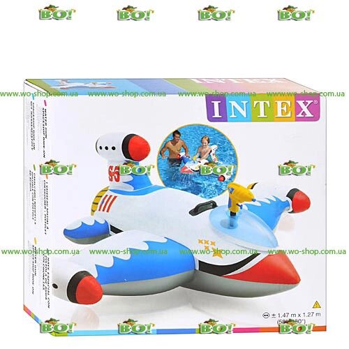 Надувна іграшка-рейдер (пліт) Intex 57539 "Космічний корабель" (2 види) від компанії Інтернет магазин «Во!» www. wo-shop. com. ua - фото 1