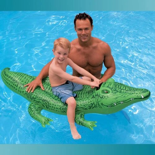 Надувная игрушка-рейдер (плотик) Intex 58546 "Крокодил" (168*86 см) ##от компании## Интернет магазин «Во!»                    www. wo-shop. com. ua - ##фото## 1