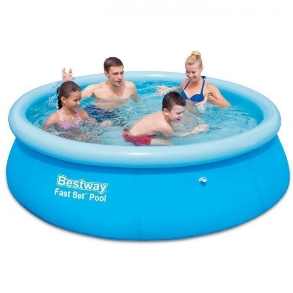 Наливной, надувной бассейн BestWay 57265 Fast Set (244*66 см, 2100 литров) ##от компании## Интернет магазин «Во!»                    www. wo-shop. com. ua - ##фото## 1