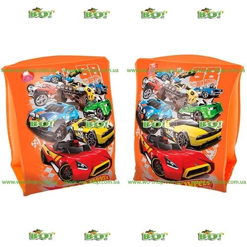 Нарукавники Bestway 93402 Hot Wheels (23*15 см) від компанії Інтернет магазин «Во!» www. wo-shop. com. ua - фото 1