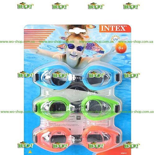 Окуляри для плавання Intex 55612 (3 кольори) від компанії Інтернет магазин «Во!» www. wo-shop. com. ua - фото 1
