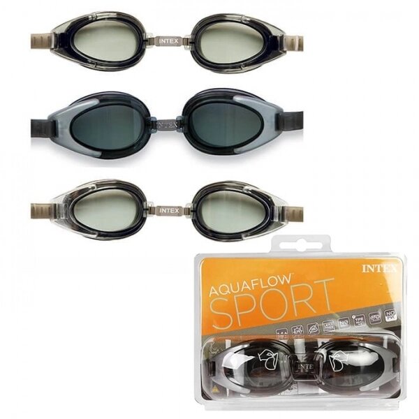 Окуляри для плавання Intex 55685 "Water Sport" (від 14 років, 3 кольори) від компанії Інтернет магазин «Во!» www. wo-shop. com. ua - фото 1