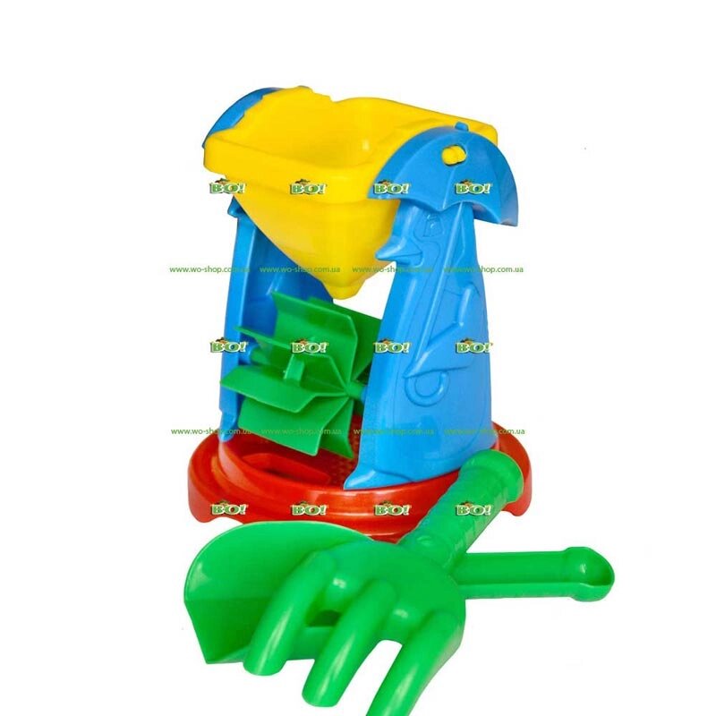 Песочный набор Мельница 3 "ТехноК" арт. 1356 від компанії Інтернет магазин «Во!» www. wo-shop. com. ua - фото 1