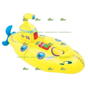 Плотик Жовтий підводний човен Bestway 41098, 165 * 86 см