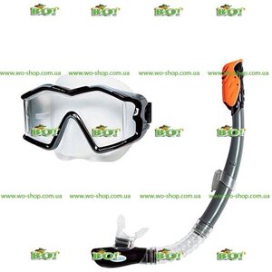 Набор маска и трубка для плавания Intex 55962 "Aqua Pro" с панорамным видом