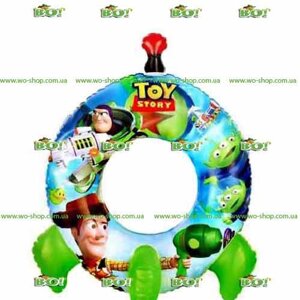 Детский надувной круг Intex 58252 "История игрушек" (71*56 см), ракета
