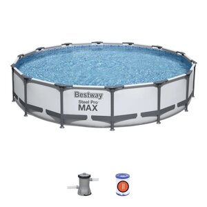 Круглий каркасний басейн BestWay 56595 (427 * 84 см, 10220 л) з фільтр-насосом