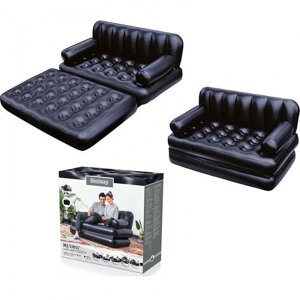 Надувний диван-трансформер Bestway 75056 (188-152-64 см, насос 220V, в сумці)