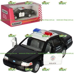 Машинка KINSMART KT 5327 W 1:42 FORD CROWN VICTORIA POLICE INTERCEPTOR