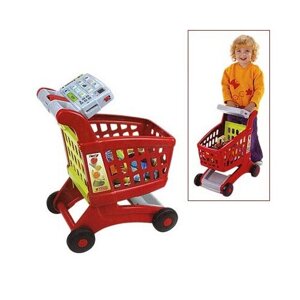 Візок дитячий для супермаркету з калькулятором Mini Funny Shopping 08059 A